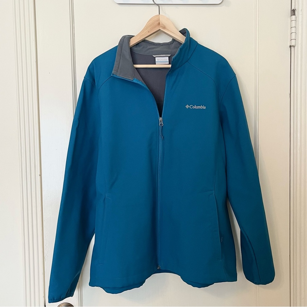 EUC Columbia Kruser Ridge II Fleece-Lined Softshell Jacket - 2X